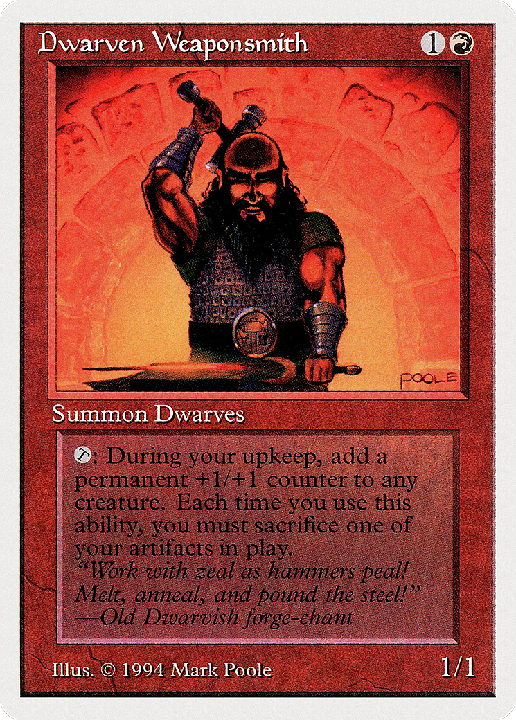 Dwarven Weaponsmith Card Image