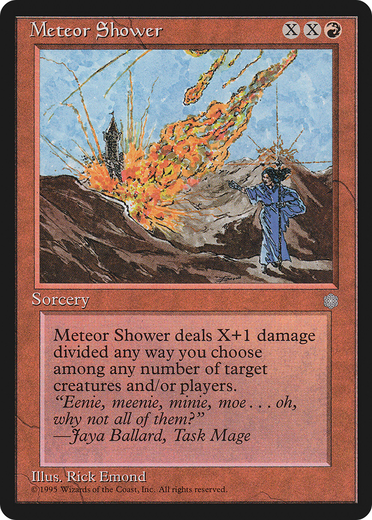 Meteor Shower Card Image