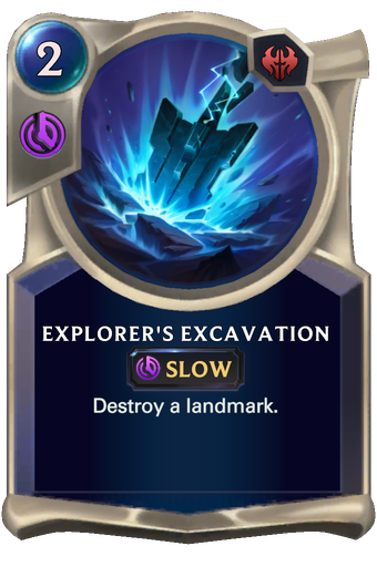 Explorer's Excavation Card Image