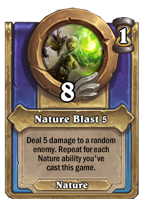 Nature Blast 5 Card Image