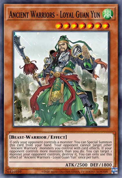 Ancient Warriors - Loyal Guan Yun Card Image