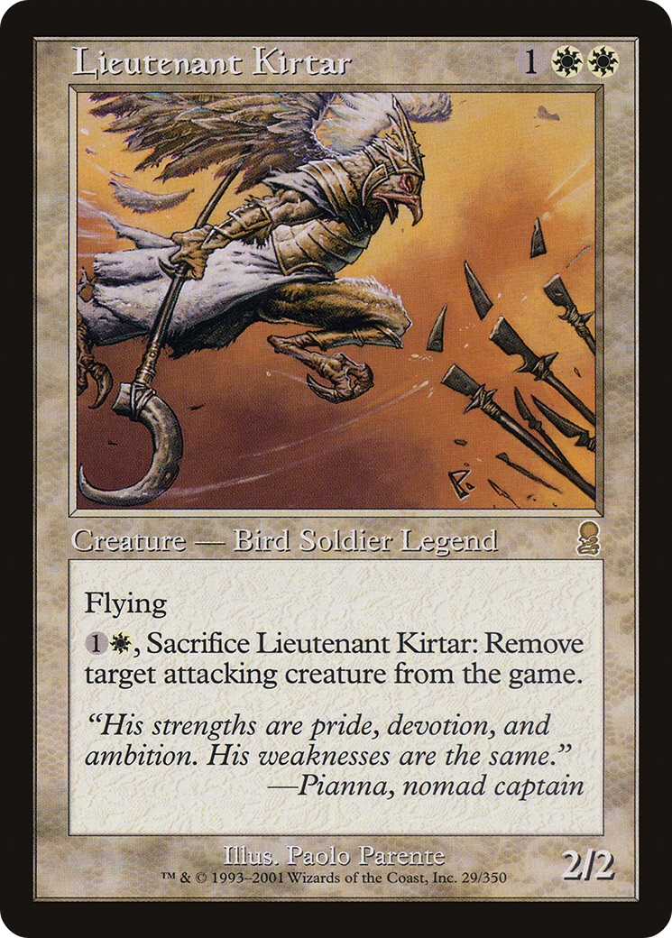 Lieutenant Kirtar Card Image