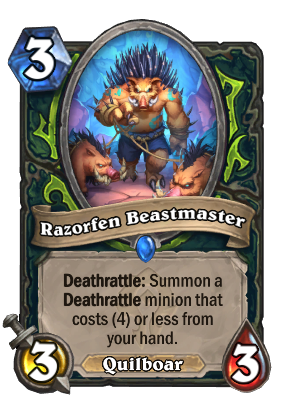 Razorfen Beastmaster Card Image