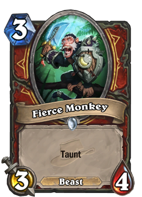 Fierce Monkey Card Image