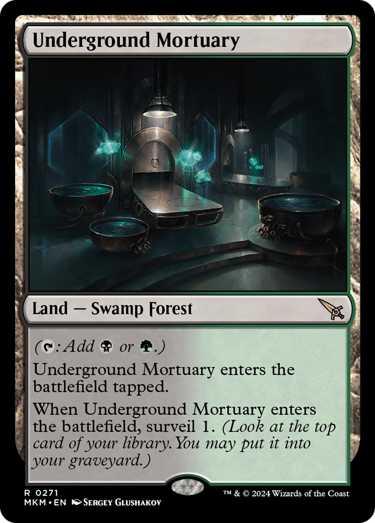 Underground Mortuary Card Image