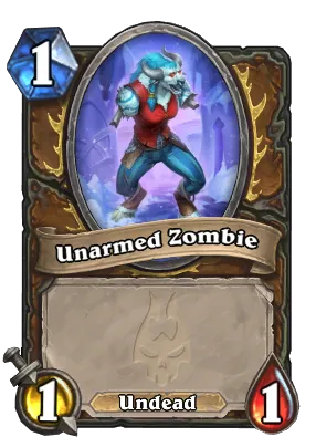 Unarmed Zombie Card Image