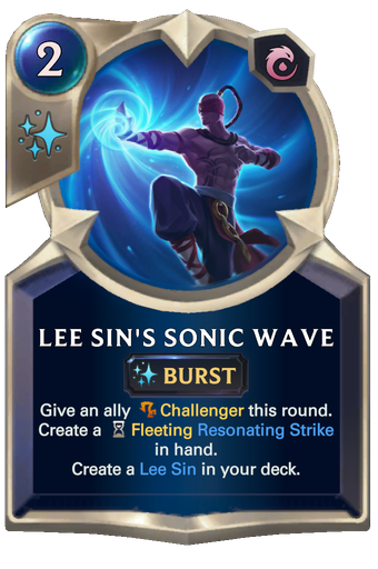 Lee Sin's Sonic Wave Card Image