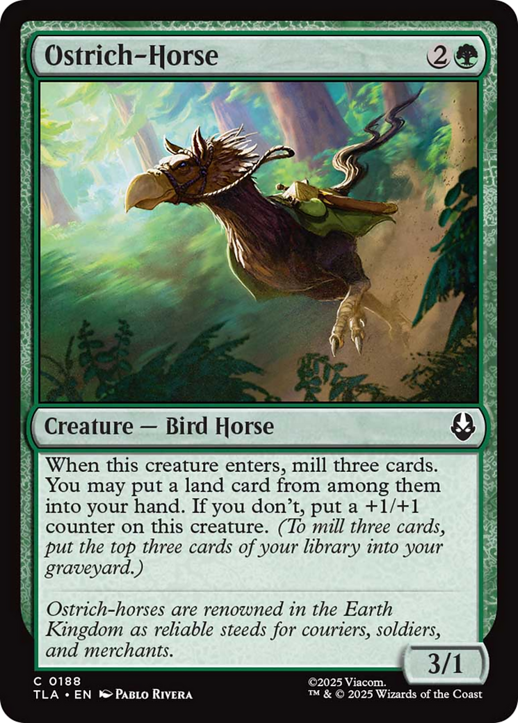 Ostrich-Horse Card Image