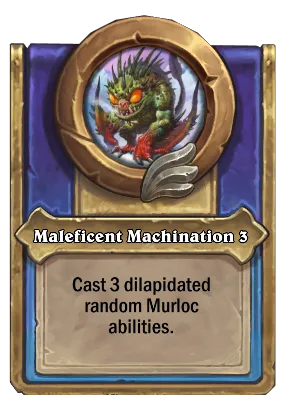 Maleficent Machination 3 Card Image