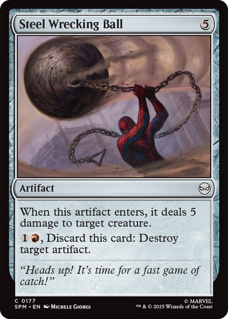 Steel Wrecking Ball Card Image