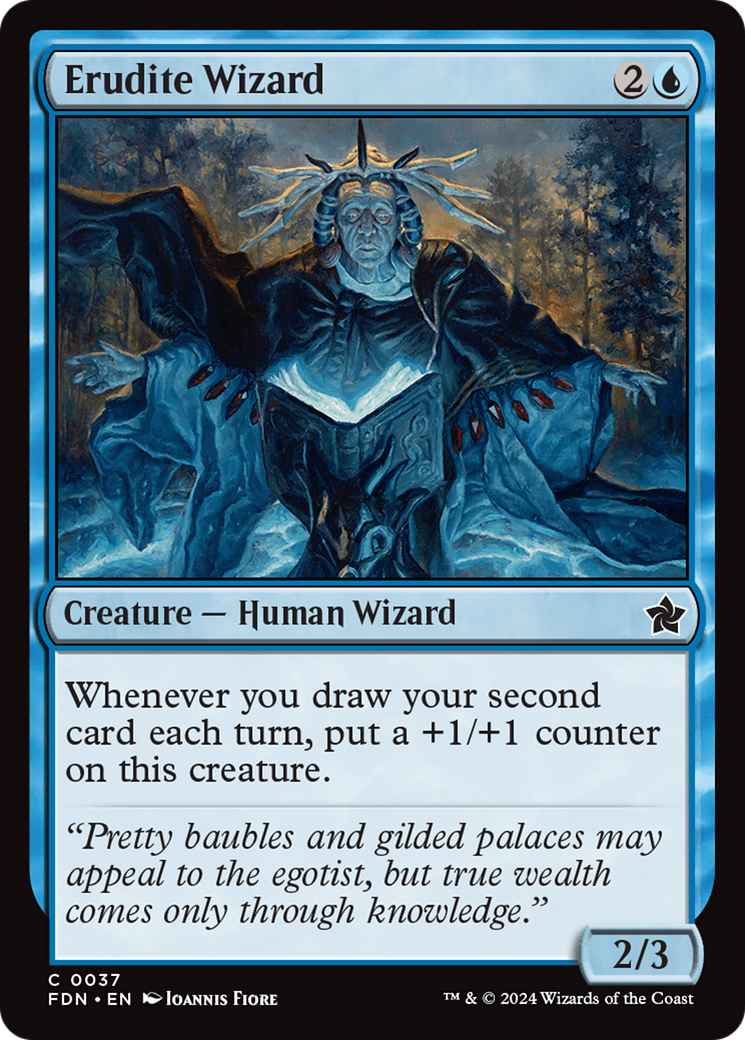 Erudite Wizard Card Image