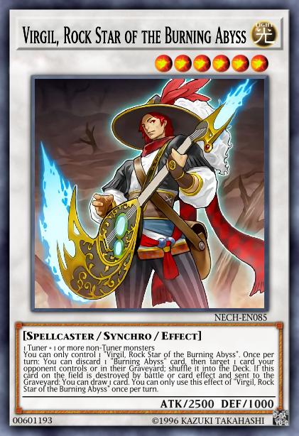 Virgil, Rock Star of the Burning Abyss Card Image