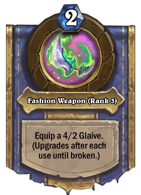 Fashion Weapon (Rank 3) Card Image