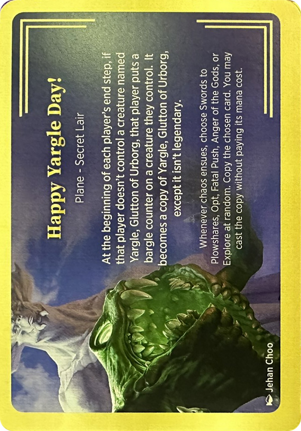 Happy Yargle Day! Card Image
