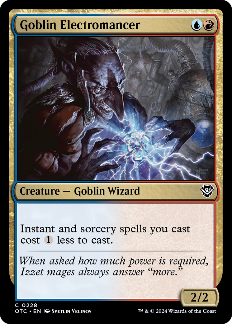 Goblin Electromancer Card Image