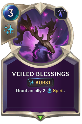Veiled Blessings Card Image