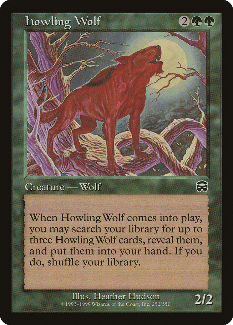 Howling Wolf Card Image