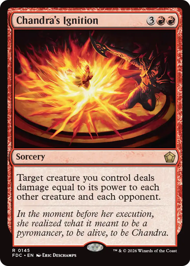 Chandra's Ignition Card Image