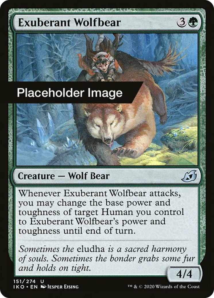 Exuberant Wolfbear Card Image