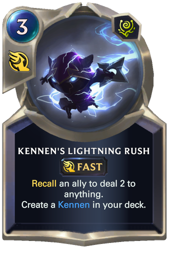 Kennen's Lightning Rush Card Image