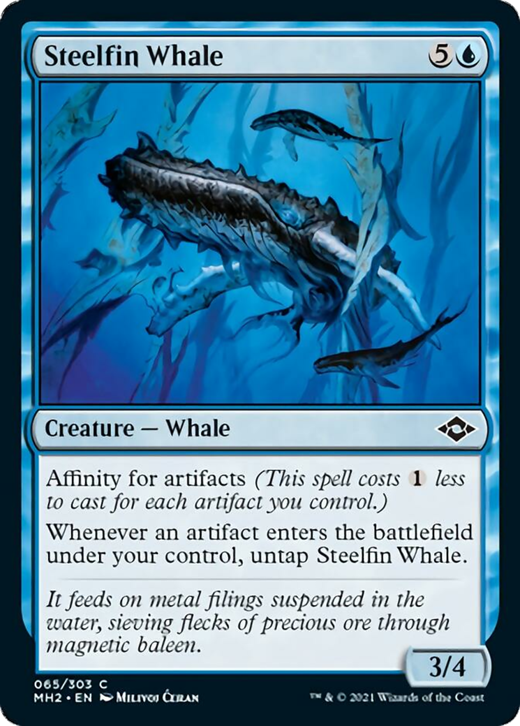 Steelfin Whale Card Image