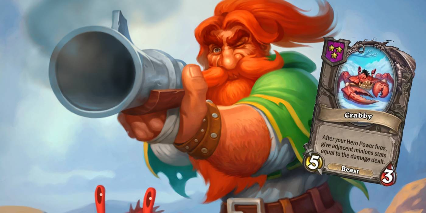 Tavish Stormpike Joins Hearthstone Battlegrounds - Hero & Buddy Reveal