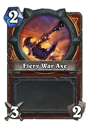 Fiery War Axe Card Image