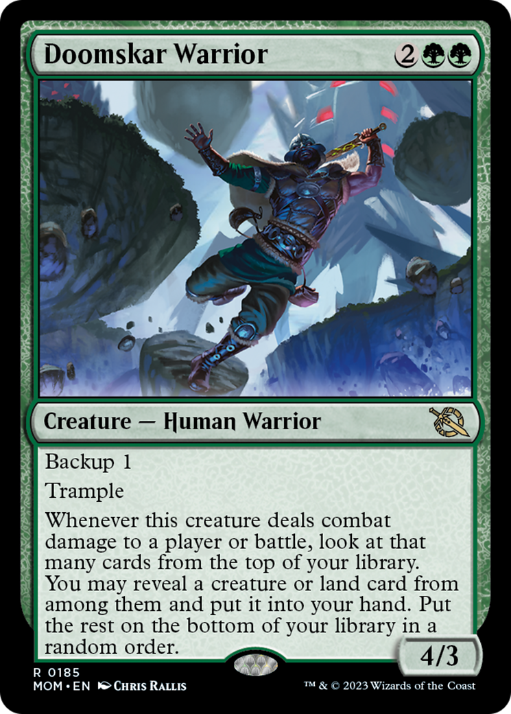 Doomskar Warrior Card Image