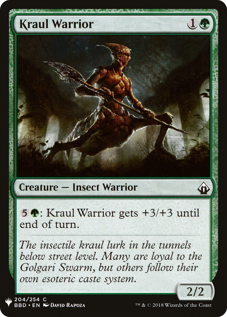 Kraul Warrior Card Image