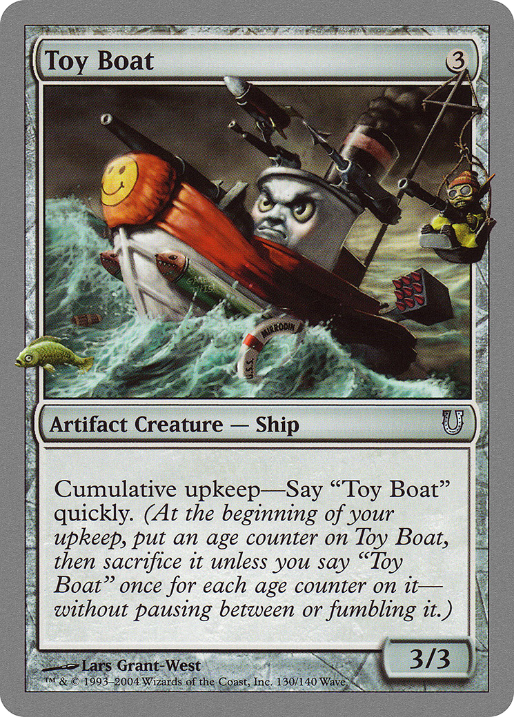 Toy Boat Card Image