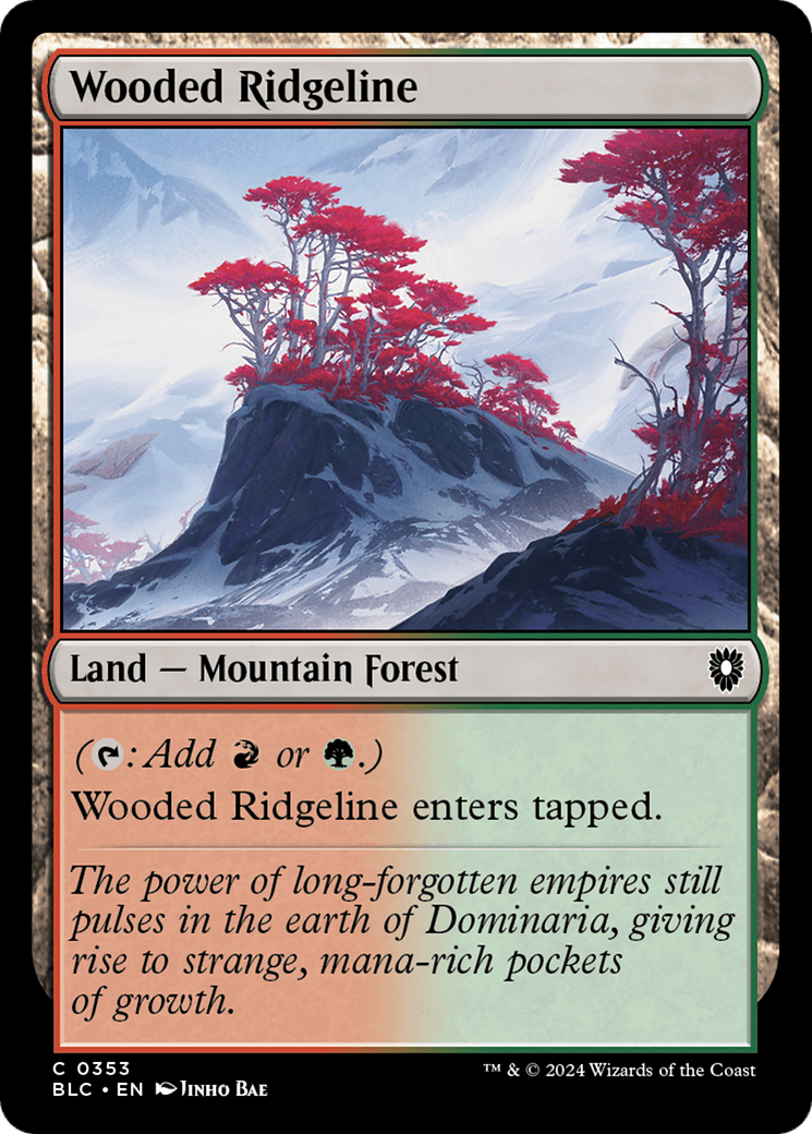 Wooded Ridgeline Card Image