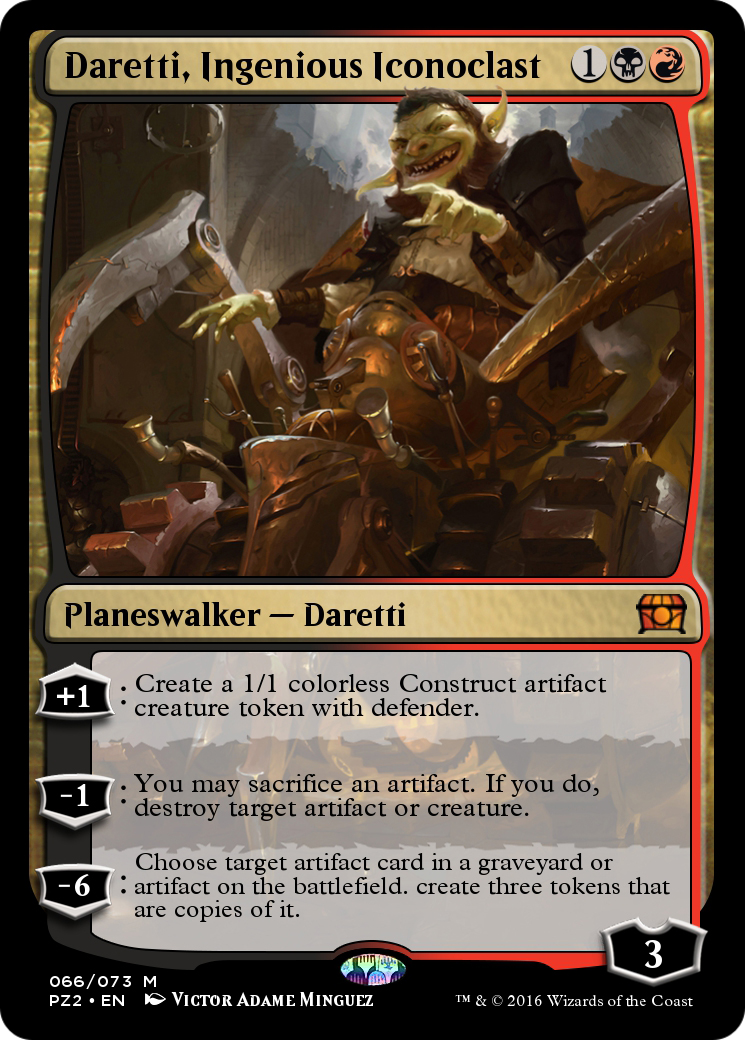 Daretti, Ingenious Iconoclast Card Image