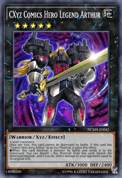 CXyz Comics Hero Legend Arthur Card Image