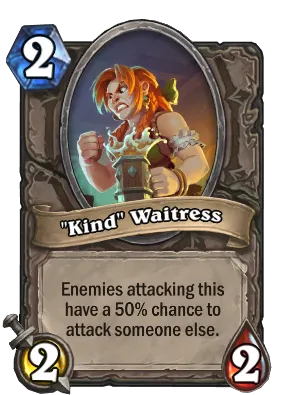 "Kind" Waitress Card Image