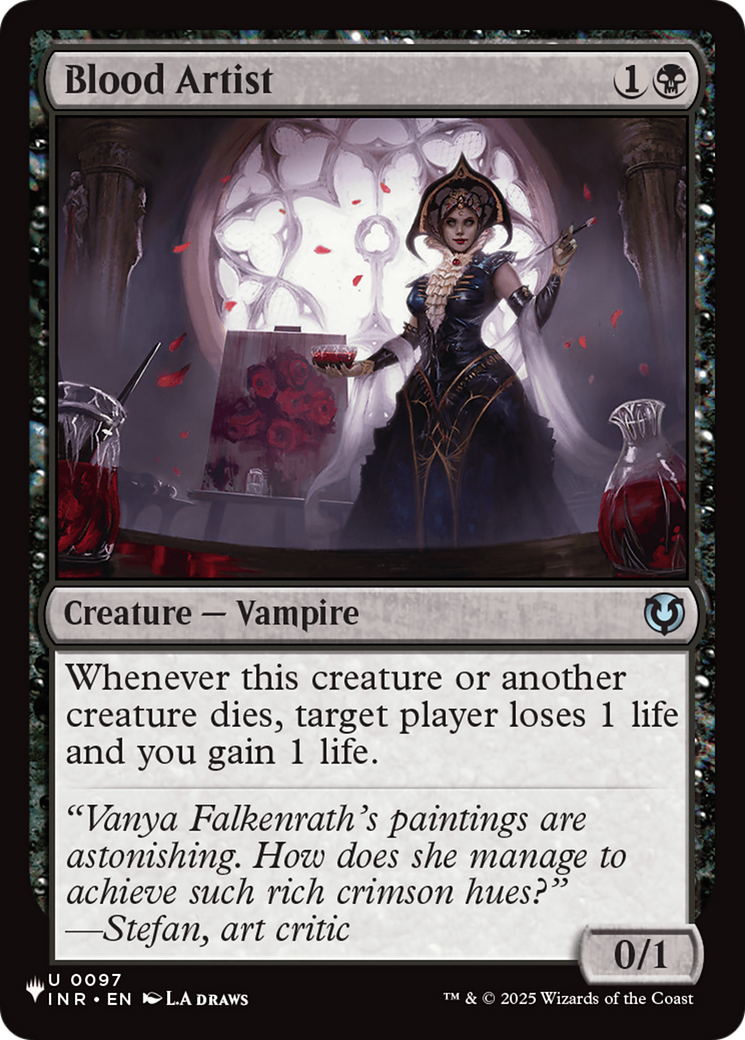 Blood Artist Card Image