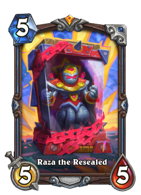 Raza the Resealed Signature Card Image
