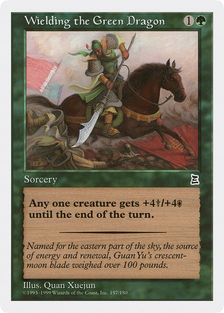 Wielding the Green Dragon Card Image