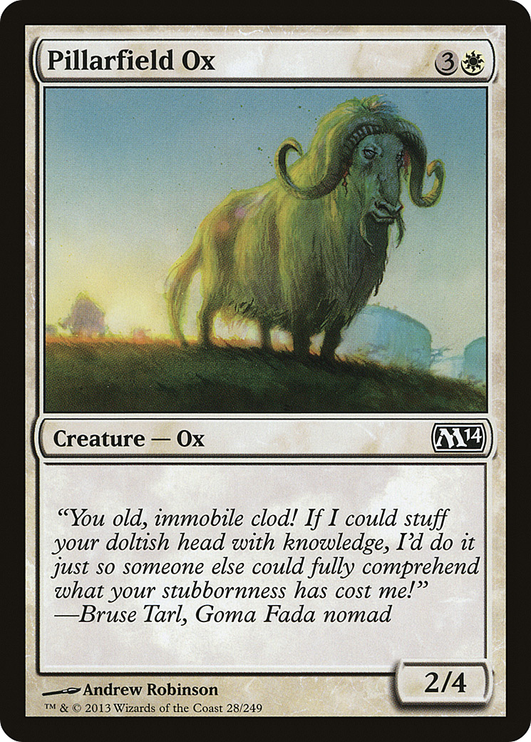 Pillarfield Ox Card Image