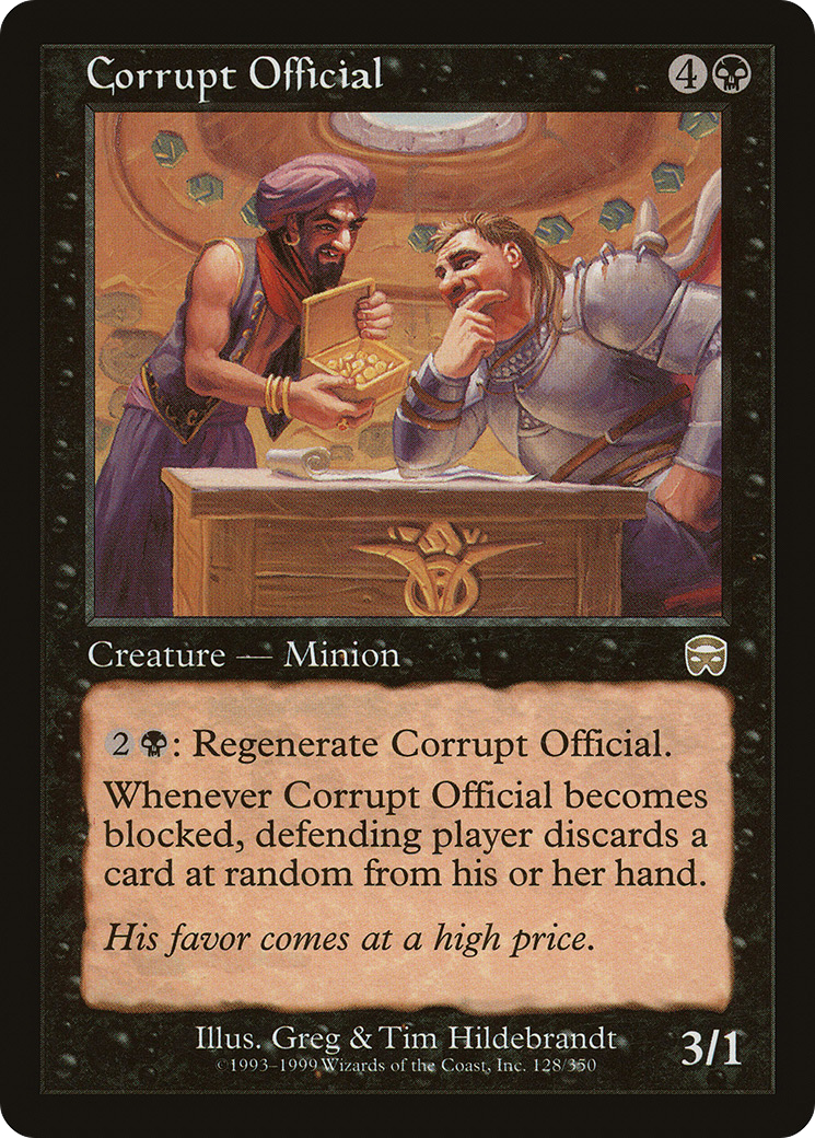 Corrupt Official Card Image