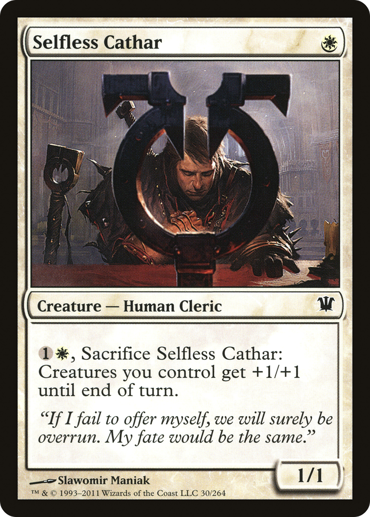 Selfless Cathar Card Image