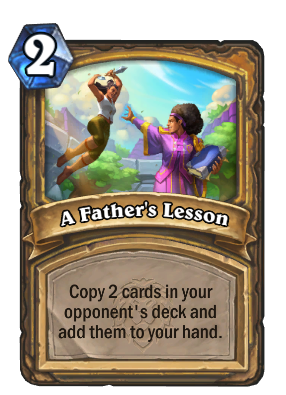A Father's Lesson Card Image