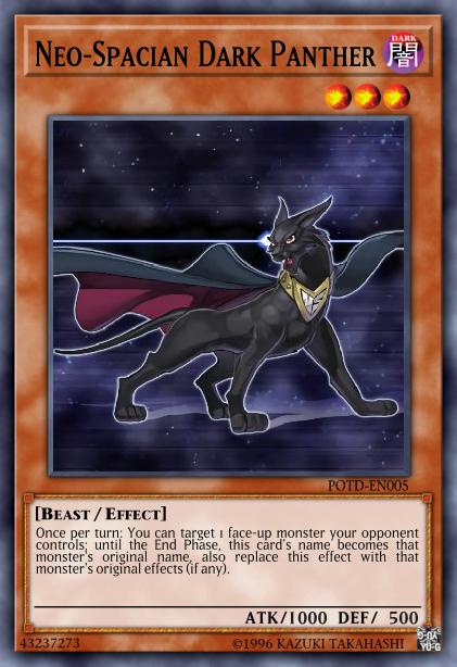 Neo-Spacian Dark Panther Card Image