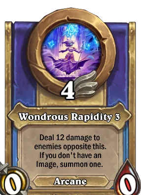 Wondrous Rapidity 3 Card Image