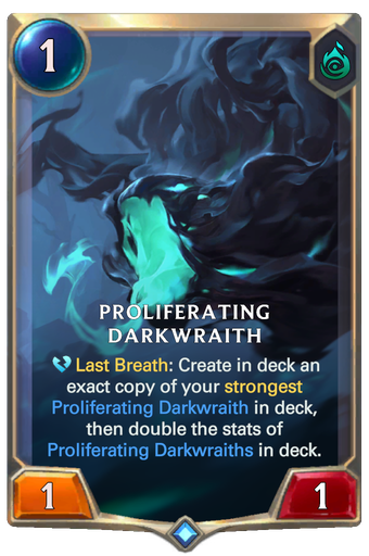 Proliferating Darkwraith Card Image