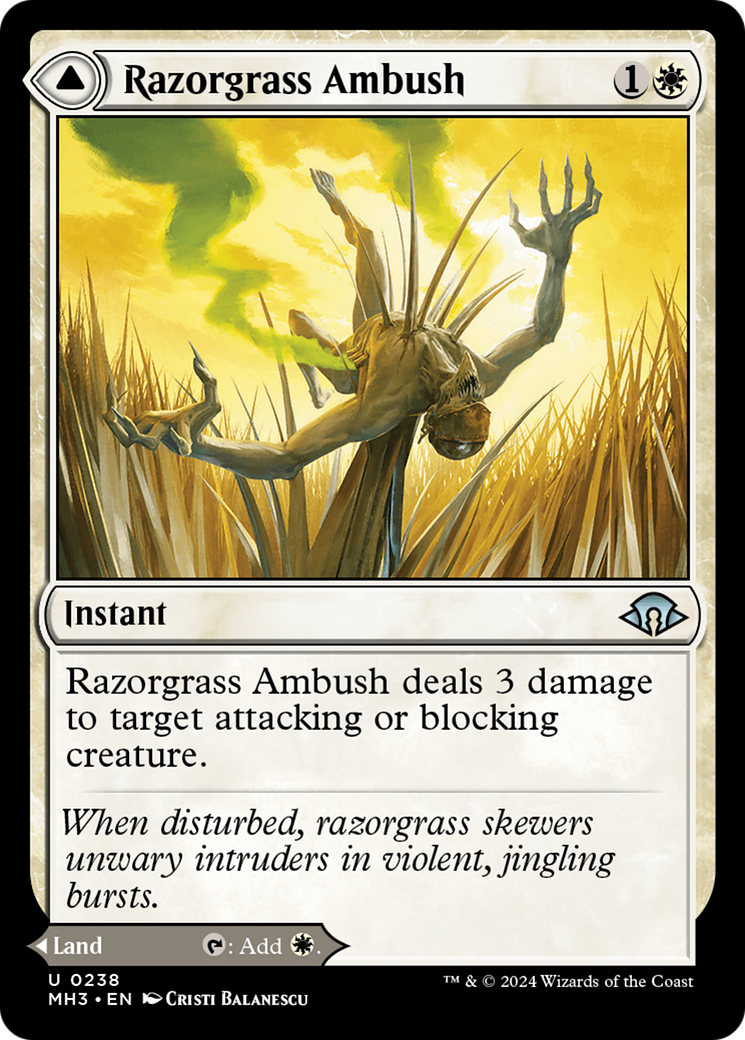 Razorgrass Ambush // Razorgrass Field Card Image