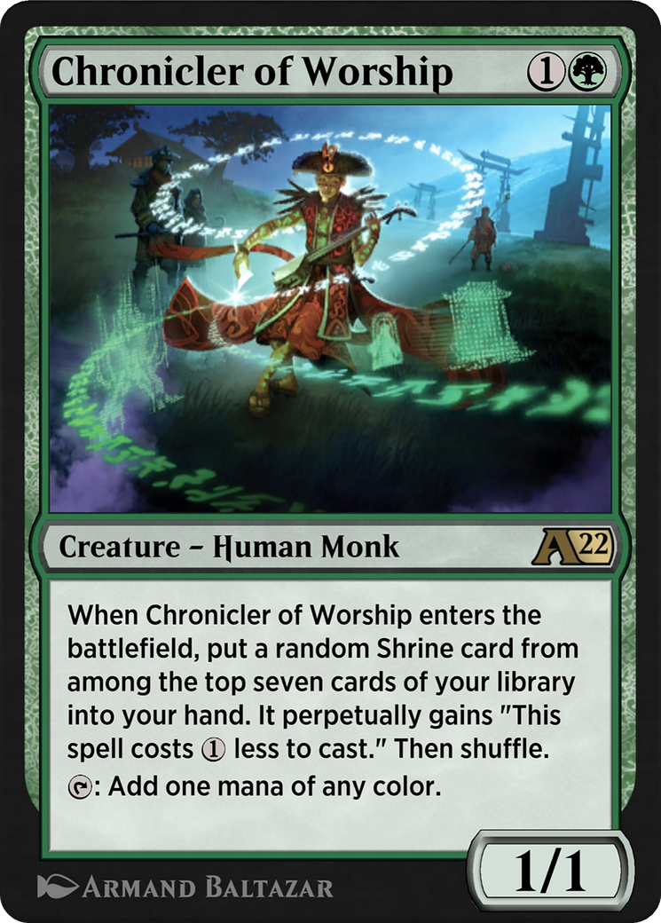 Chronicler of Worship Card Image