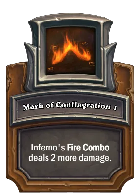 Mark of Conflagration 1 Card Image