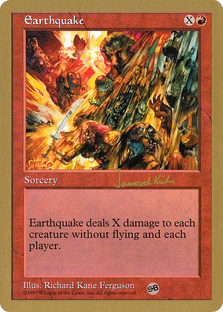 Earthquake Card Image