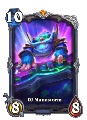 DJ Manastorm Signature Card Image