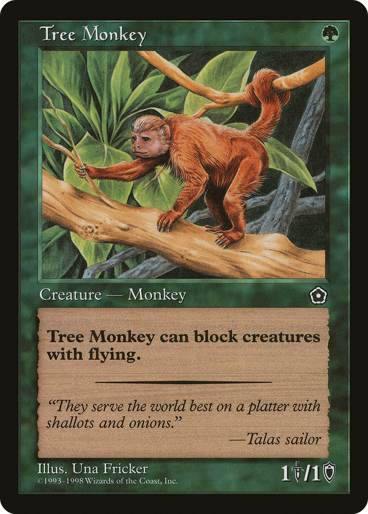 Tree Monkey Card Image